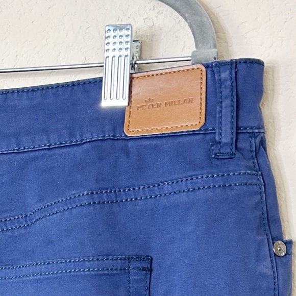 Peter Millar Men’s Cotton Chino Pants | Navy - Picture 8 of 9